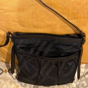 Burberry Black Crossbody Nylon Shoulder Bag